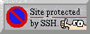Site protected by ssh